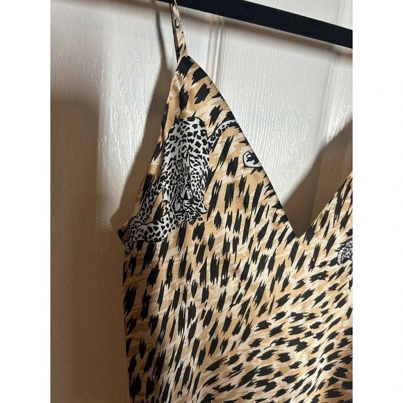 L’AGENCE Jodie Slip Dress Leopard Print Women’s Size XS - Picture 2 of 7
